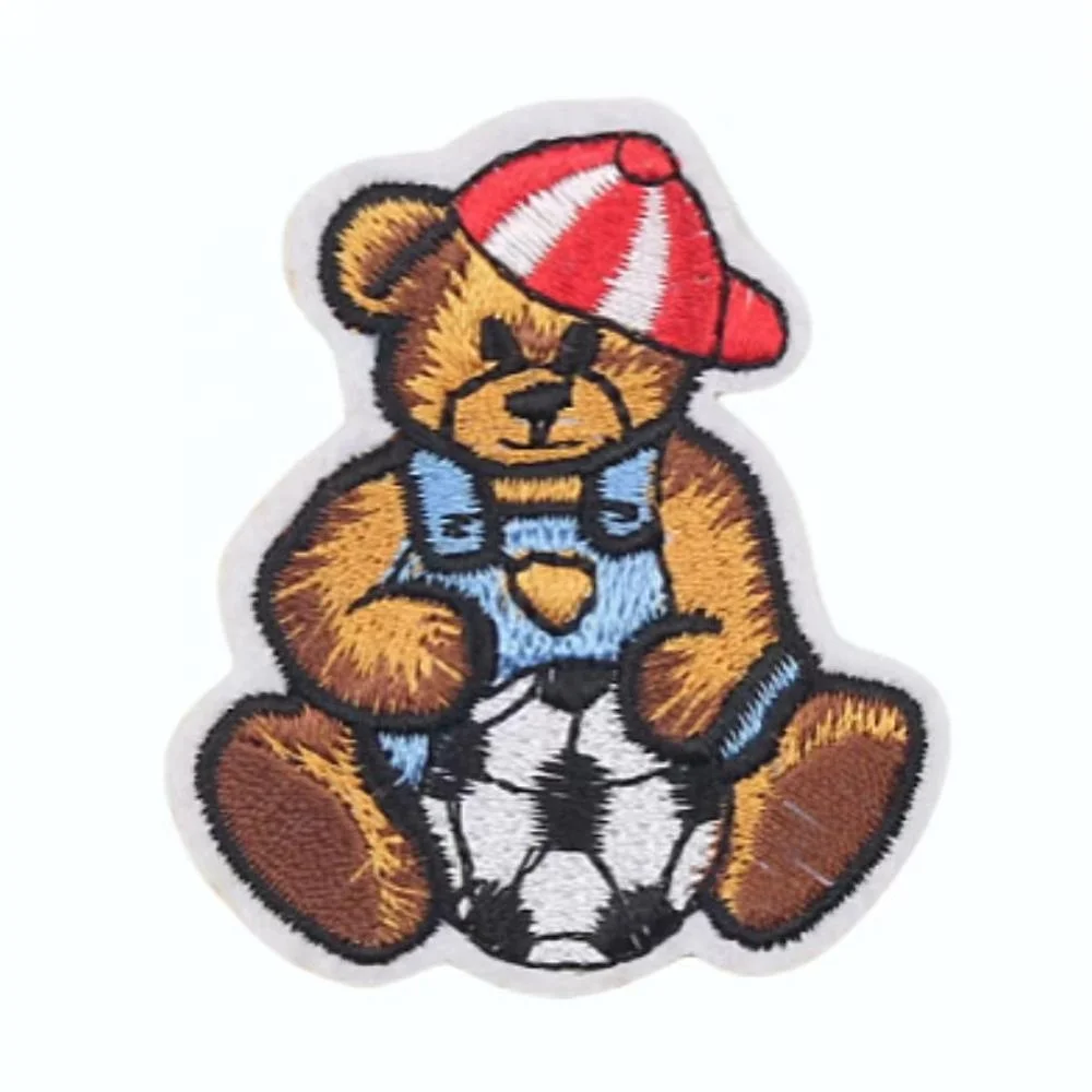 Wholesale Woven Label Clothes Badges Custom Design Towel Chenille Letter Iron On Embroidered Patches For Clothing