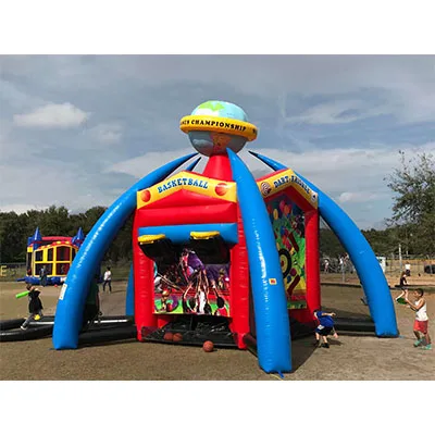 Commercial 5 in 1inflatable World Sports Combo football sports Ball game For Sale