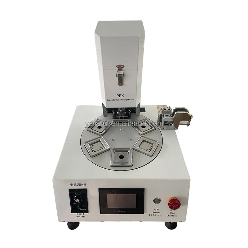 High Quality 50*50Mm Electric Pneumatic Fridge Magnet Making Machine for Maker