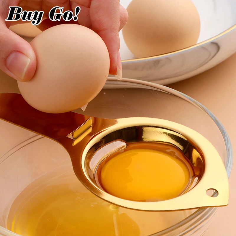 Egg Tools Stainless Steel Egg Yolk Separator Divider Separator Eggs Divider