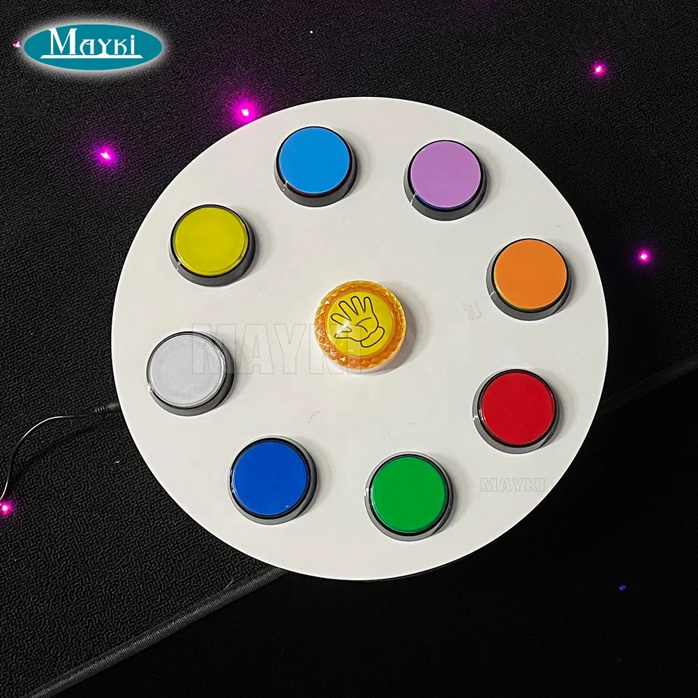 Big button remote controller large pad for bluetooth app fiber optic light illunimator