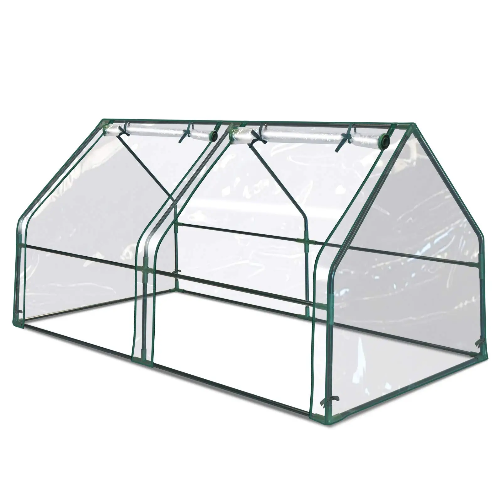 Portable  Mini Walk-in Green House with Window and Anchor, Plant Garden green house
