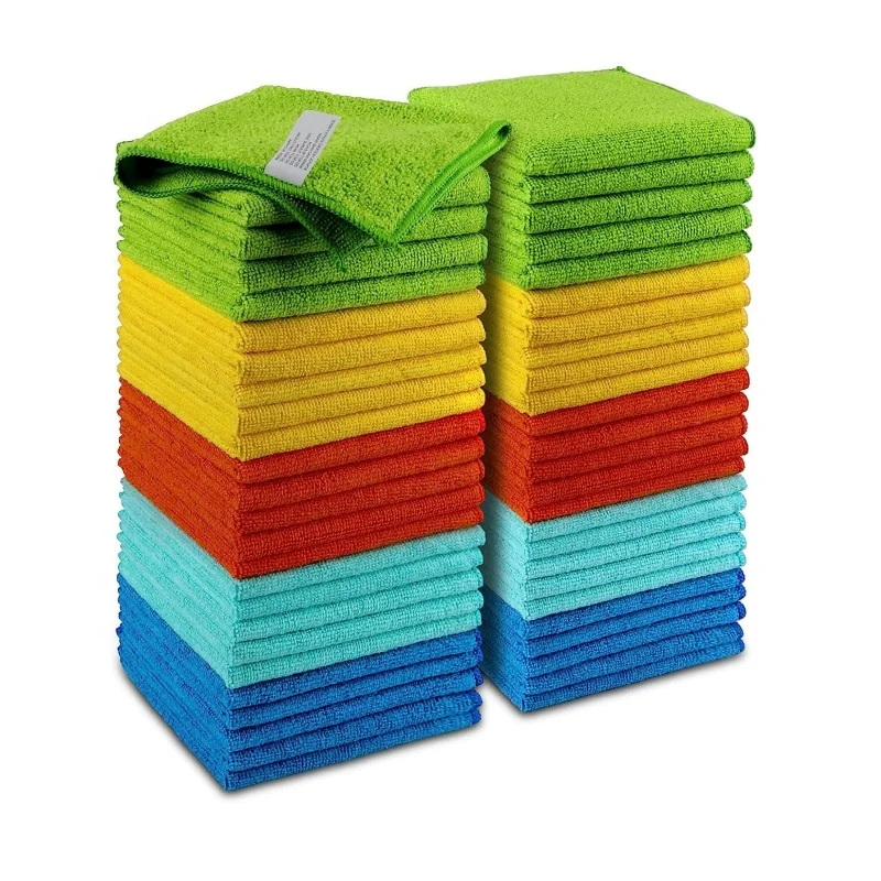 40*40cm Car Wipes Interior Cleaning Supplies Micro Fiber Glass Rags Dish Polishing Cloths Kitchen Towel For House