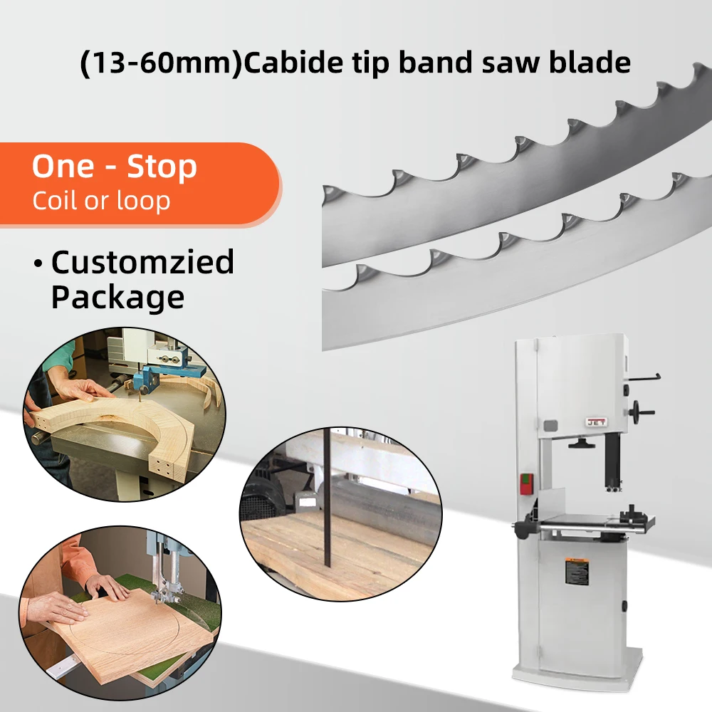 High quality TCT band saw blade in 25mm width for portable saw machines
