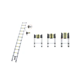 2m-8m telescopic folding ladders with more safety