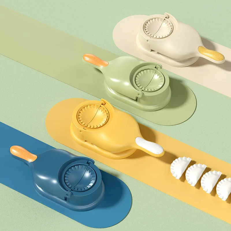 Dropshipping dumplings kitchen tool kitchen gadgets plastic dough press large dumpling mould dumpling maker mold