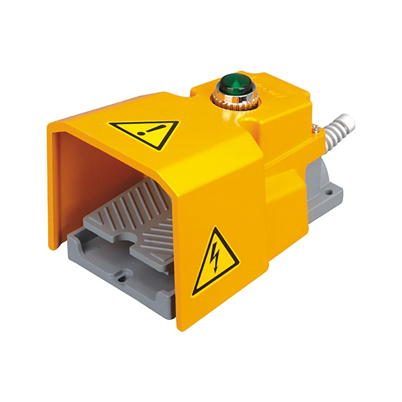 Kacon Heavy Duty Full Guard Single Pedal Foot Switch with LED Indicator
