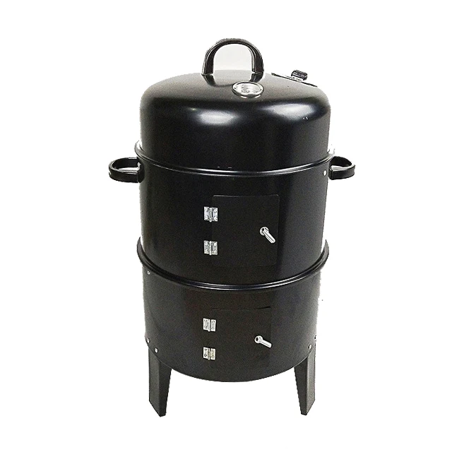 ALIKER BBQ Grill Barbeque Grill Wholesale Portable Barbecue Smoker Meat Vertical Smoker