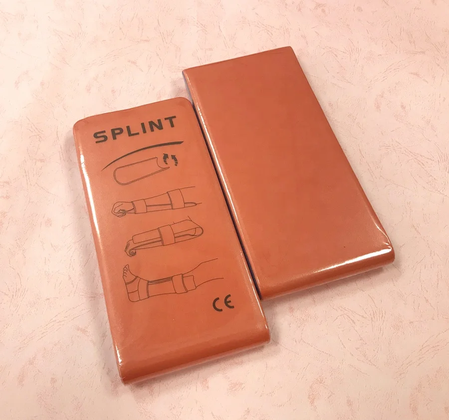 Aluminium & Foam Malleable Orthopedic Folded Splint for Medical use