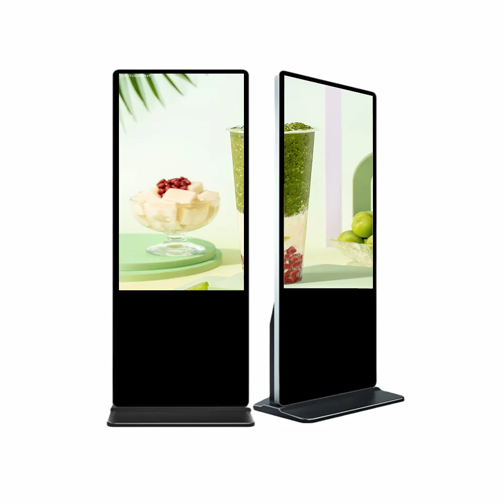 Hd пропагандистский экран беспроводной сети мультимедийный пол digital signage Торговый Центр недвижимости компании плакат машина