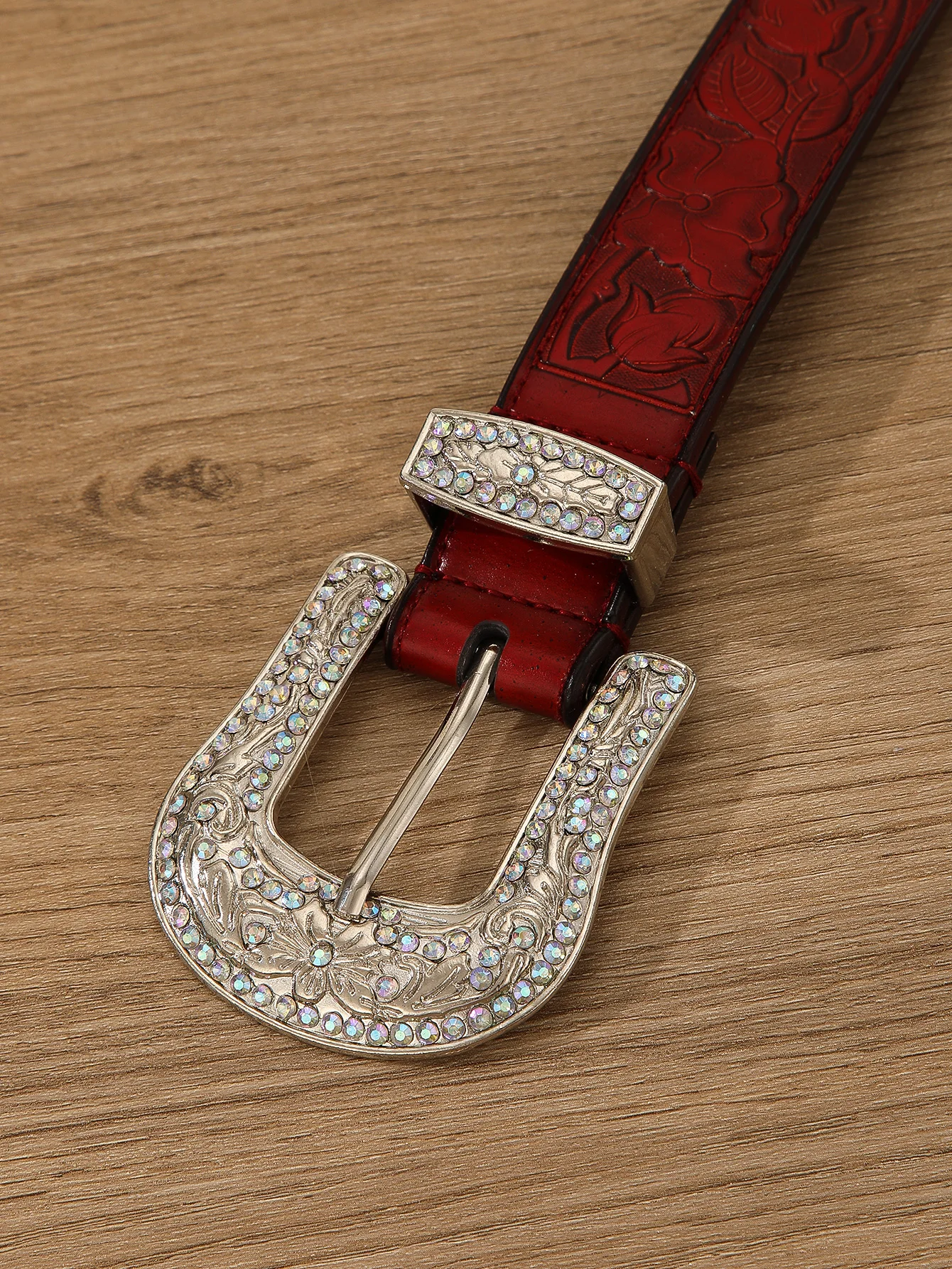 HAND PAINTED HAND CARVED WESTERN FLOWER DESIGN ITALIAN VEG TANNED PU LEATHER BELT 2023 SOLID BRASS FLORAL BUCKLE & LOOP