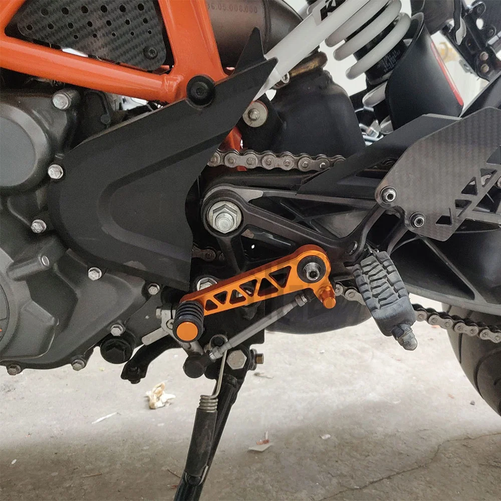 Motorcycle CNC Aluminum Foot Brake Lever Gear Shifting Levers Pedals Accessories for KTM DUKE 390 Modified