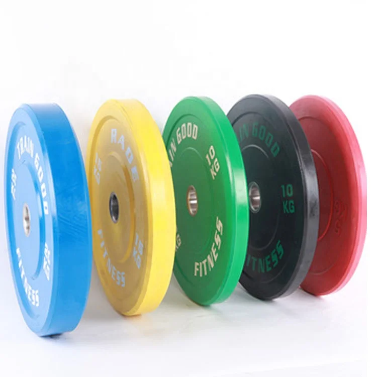 
Colorful Natural Rubber Weight Plates over 7000 Dropping Times Bumper Plates 