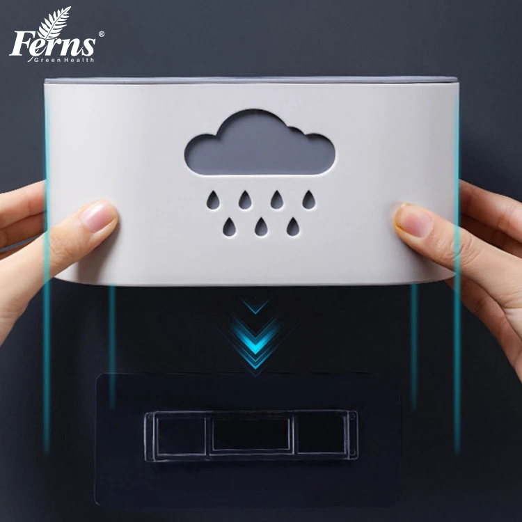 New arrival Multifunctional Hair Dryer Holder Shelf No Drilling Bathroom Storage Organizers Creative Blower Rack