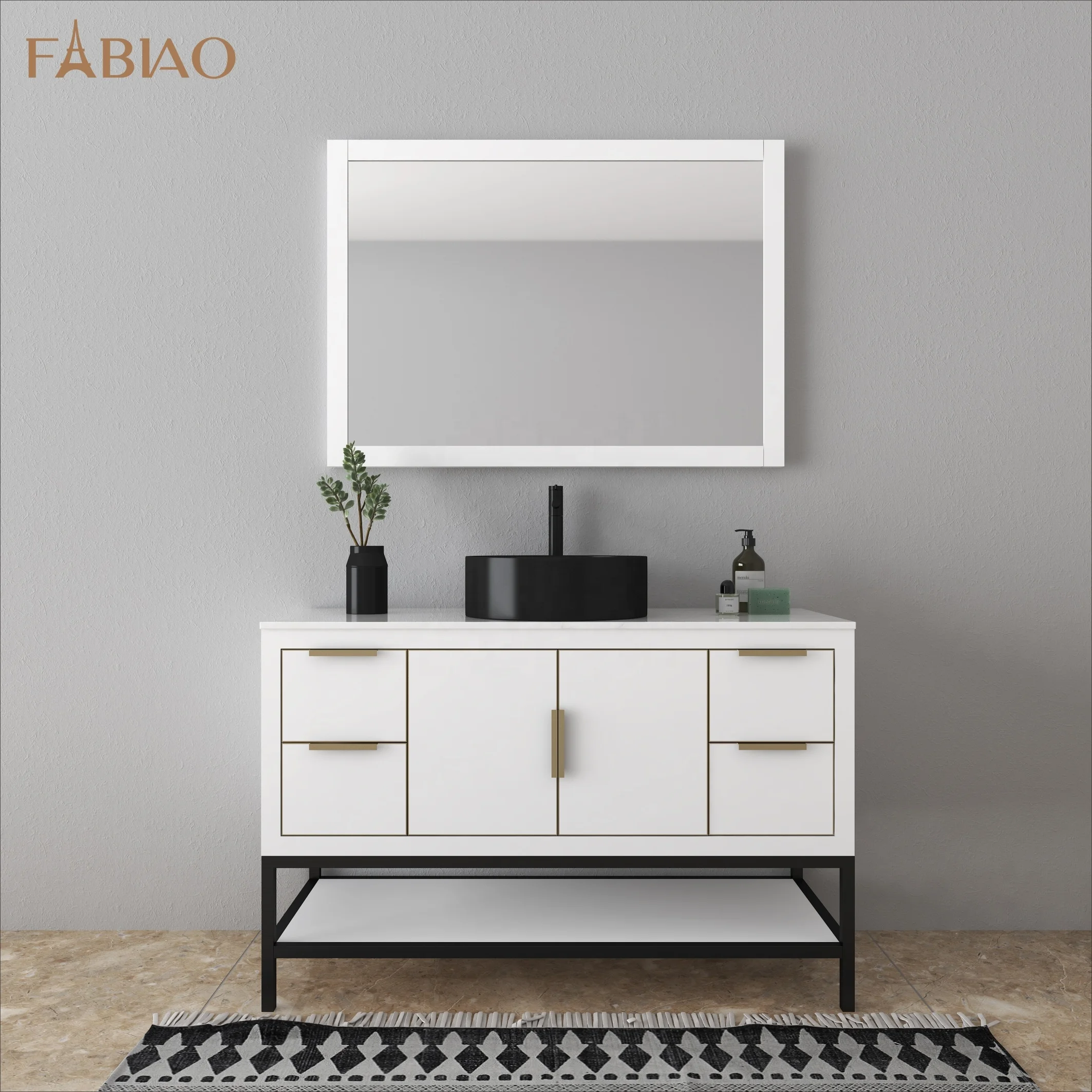 Factory Directly Modern Hotel Hanging Waterproof Bathroom Cabinet