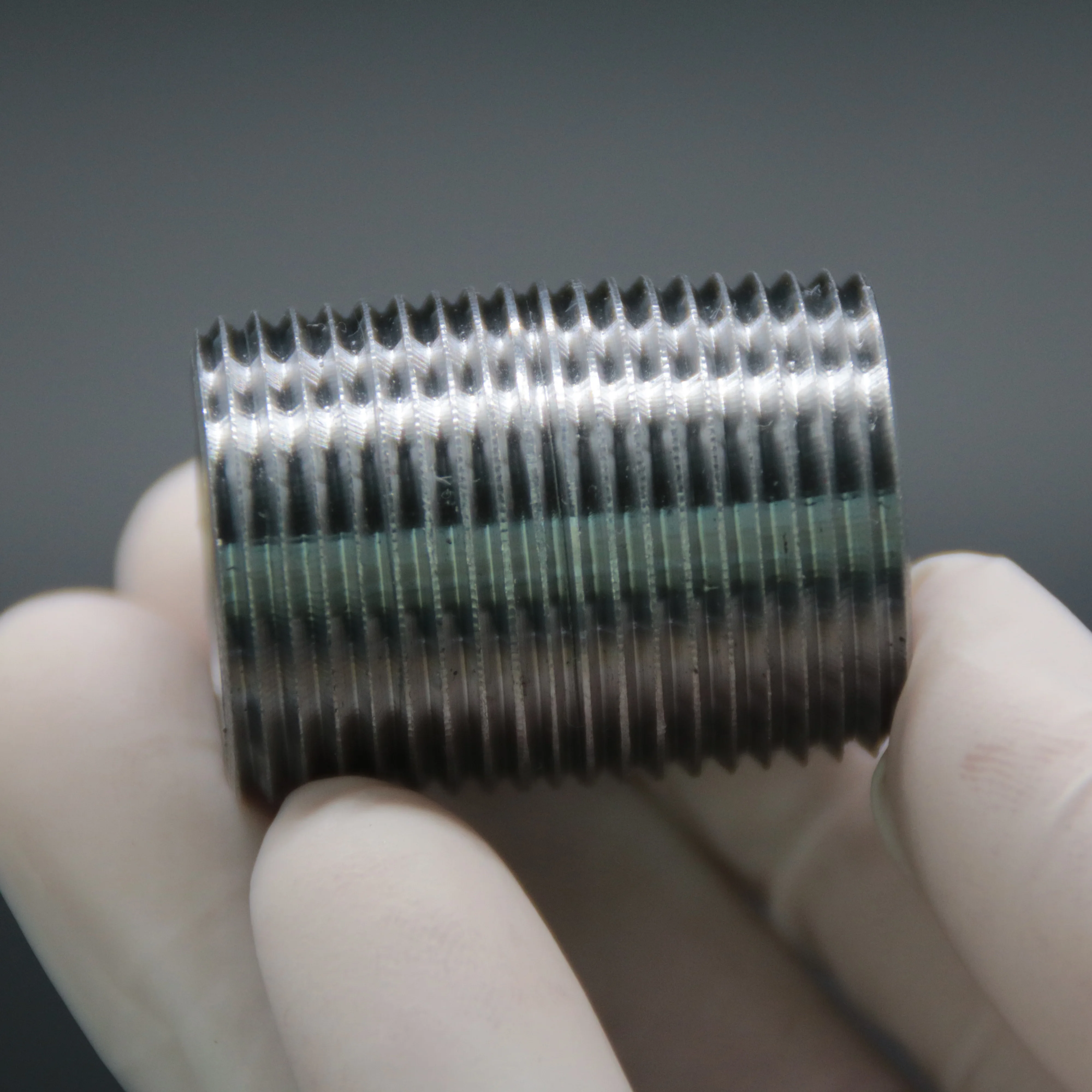 1 inch sch40 sch80 cold galvanized NPT BSPT full threaded running close nipple