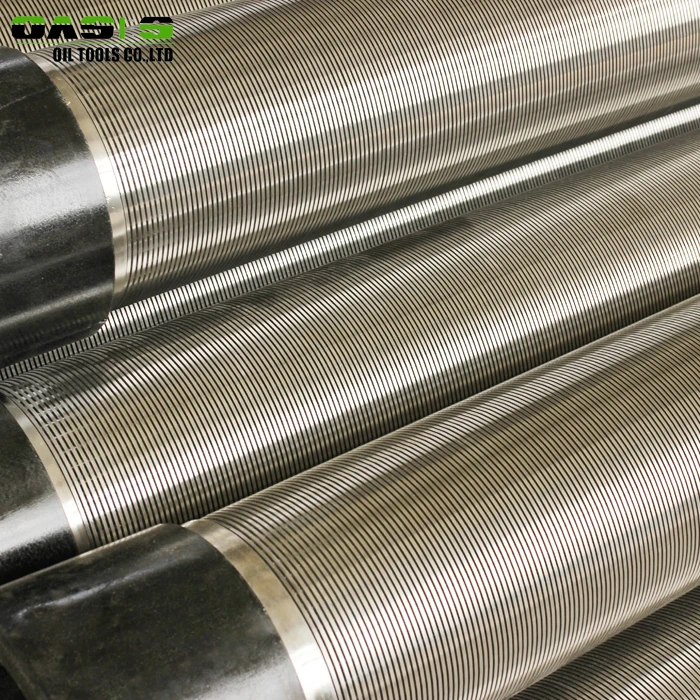 galvanized low carbon steel water well screens pipe