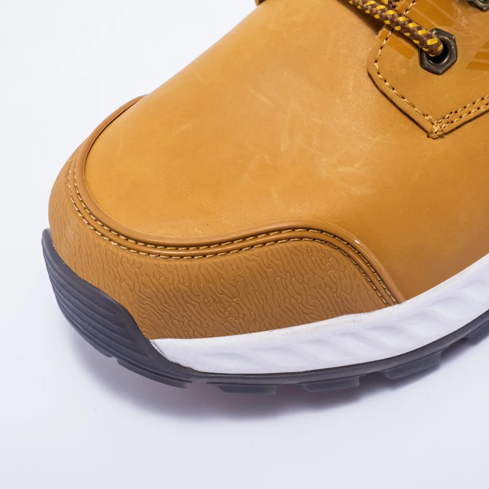 Mens New Outdoor Hiking Shoes Anti-slip High Top Mens Sneakers Outdoor Trail Trekking Mountain Climbing Safety Shoes Waterproof