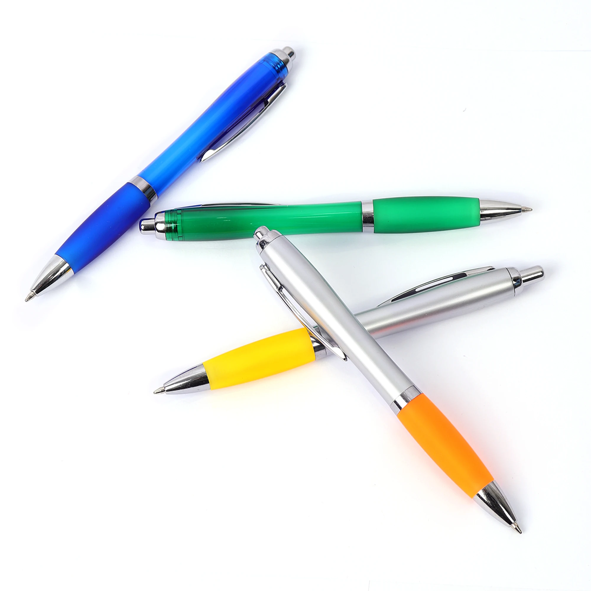 Factory direct sales of various ballpoint pens plastic office school supplies wholesale Multicolor pens Custom Logo