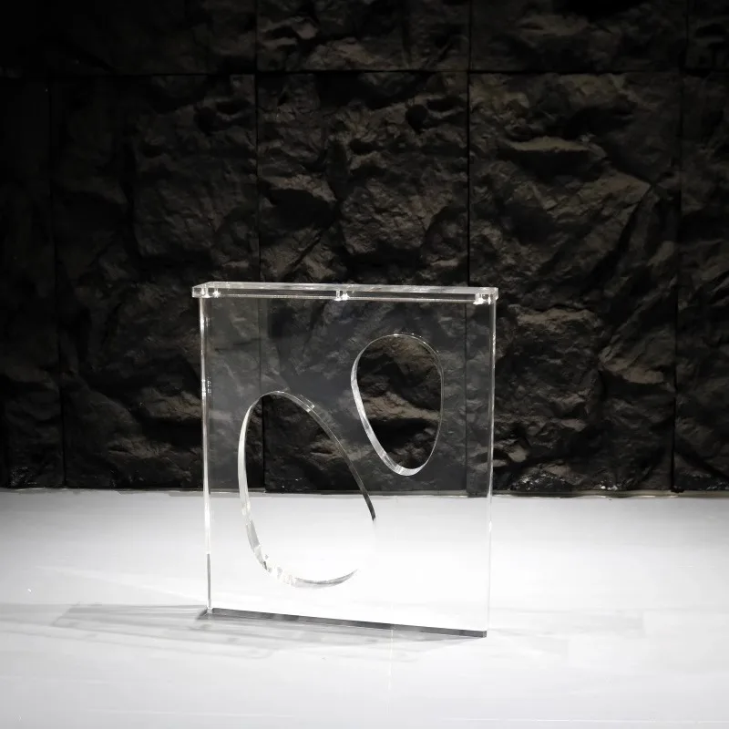 Custom Acrylic Furniture Leg For Dining Living Restaurant Table Modern Clear Decor Plexiglass Furniture Sofa Chair Table Leg