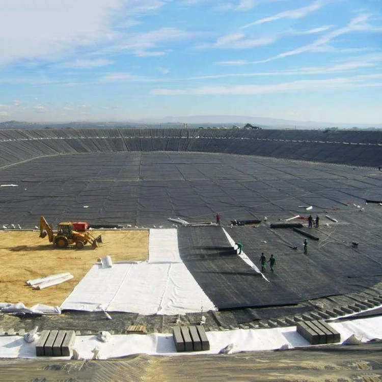 HDPE Plastic Membrane Sheeting 1mm Dam Liner 1.5mm HDPE Geomembrane 2mm Pond Liner Price for Mining Project