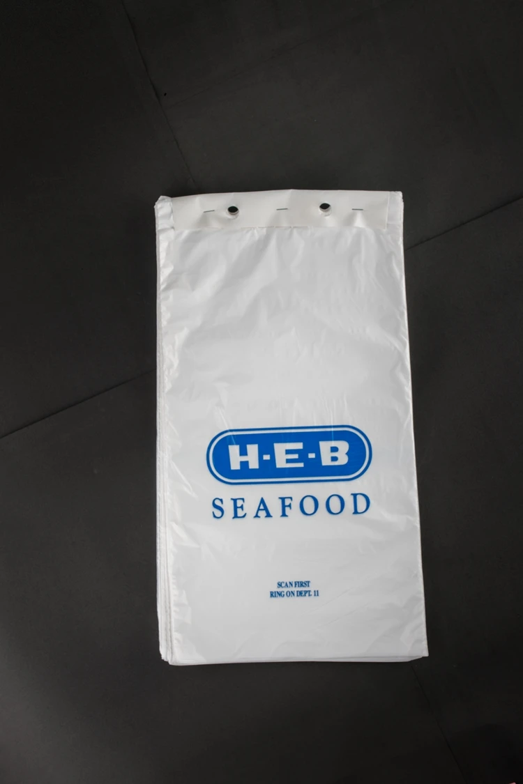 Plastic Header Poly Header Bag Food Packing Bag Transparent LDPE Household Products Disposable Bag with Valve Accept HDPE/LDPE