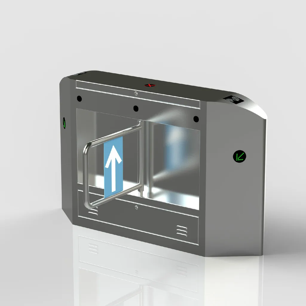 Entrance automatic security small swing turnstile barrier gate fast speed gate swing barrier turnstile with access control