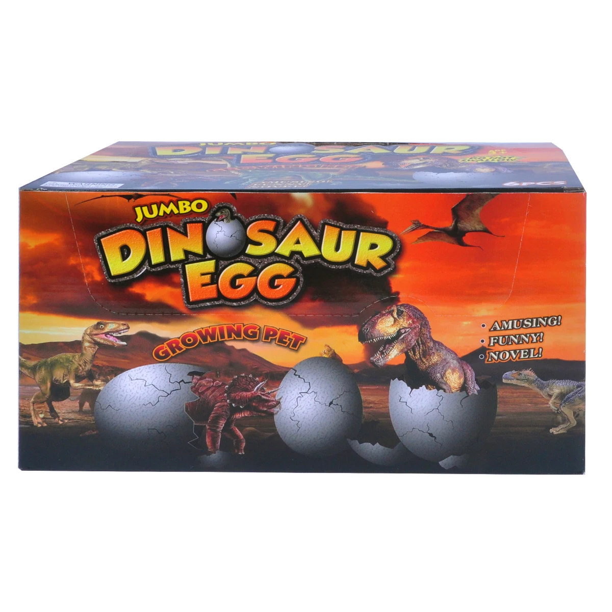 Animal Planet Super Grow Dinosaur Eggs Hatch and Grow in Water Velociraptor Pachycephalosaurus Corythosaurus -