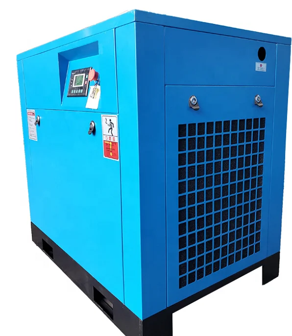 High Quality 11KW 7Bar Variable Start Frequency Direct Drive Screw Air Compressor with Inverter