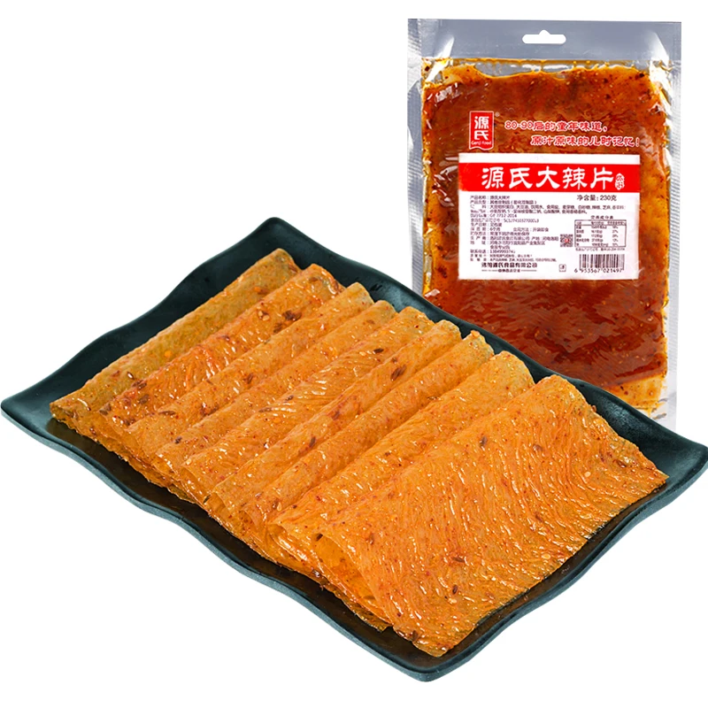 Genji еда Горячие полоски повседневной еды для широкой публики, ручная работа пряные полоски рафинированных соевых бобов