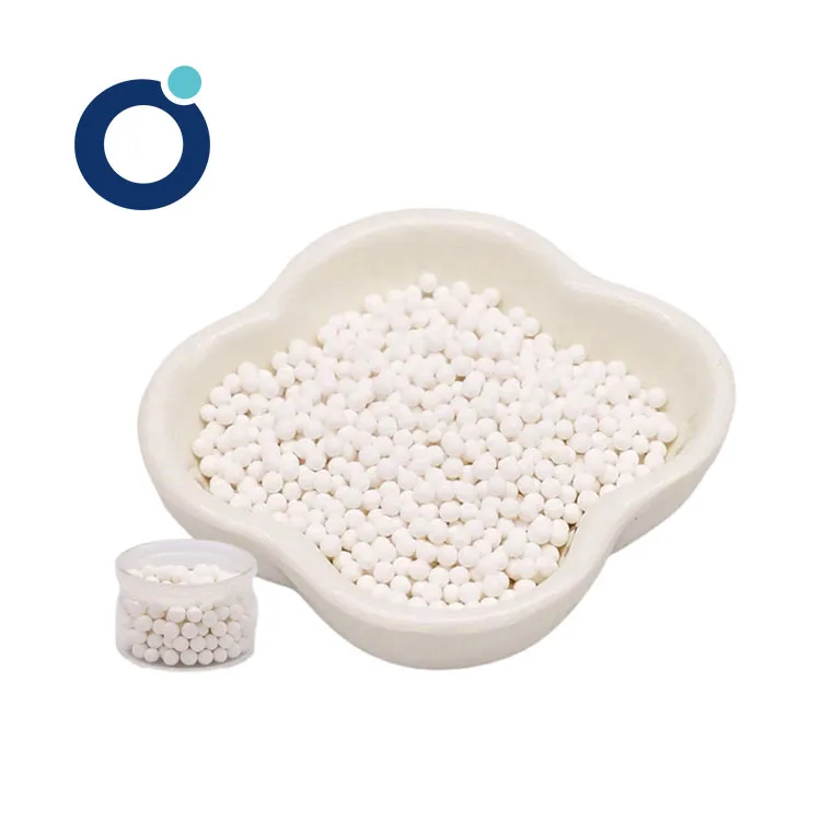3-5mm 4-6mm Activated Aluminium Oxide Adsorbent K1 K2 Desiccant Activated Alumina Ball Trade For Gas Drying