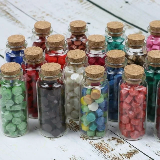 Card Making Tools 60Pcs Octagon Sealing Wax Granules Stamp Wax Beads For Wedding