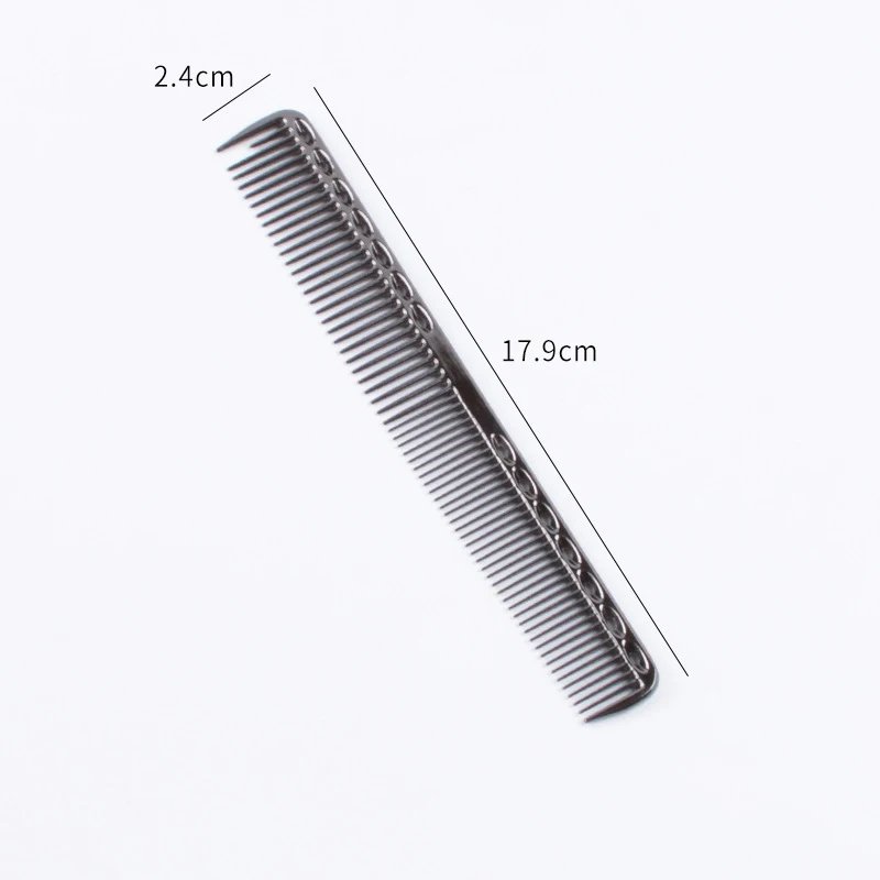 Salon Professional Hairdressing comb Aluminum Antistatic Comb Metal Hair Comb For Barber