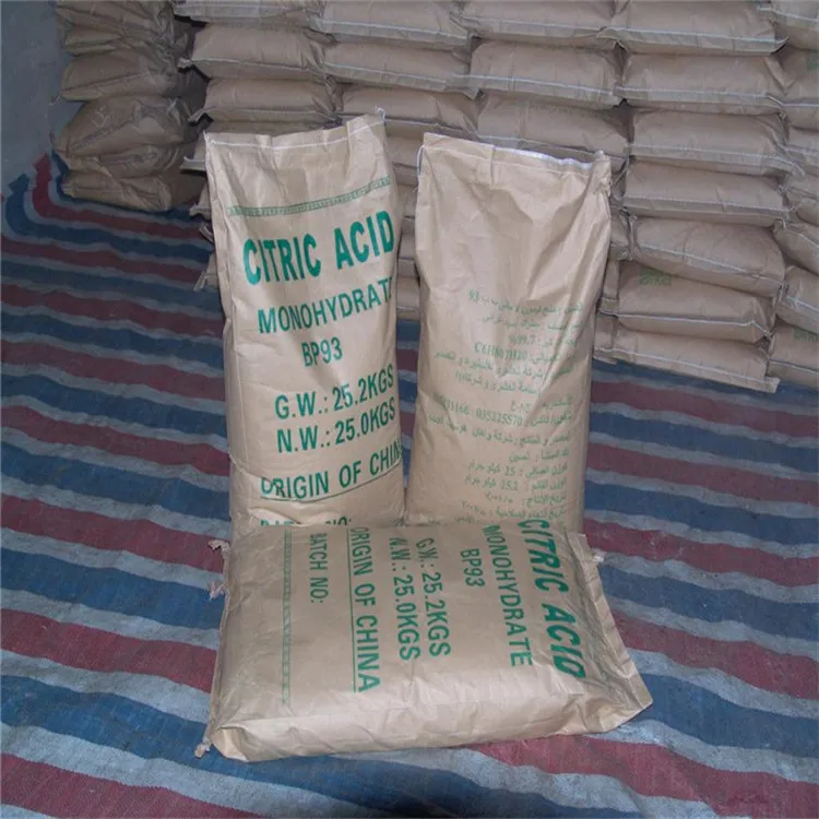 Factory price food grade citric acid monohydrate citric acid