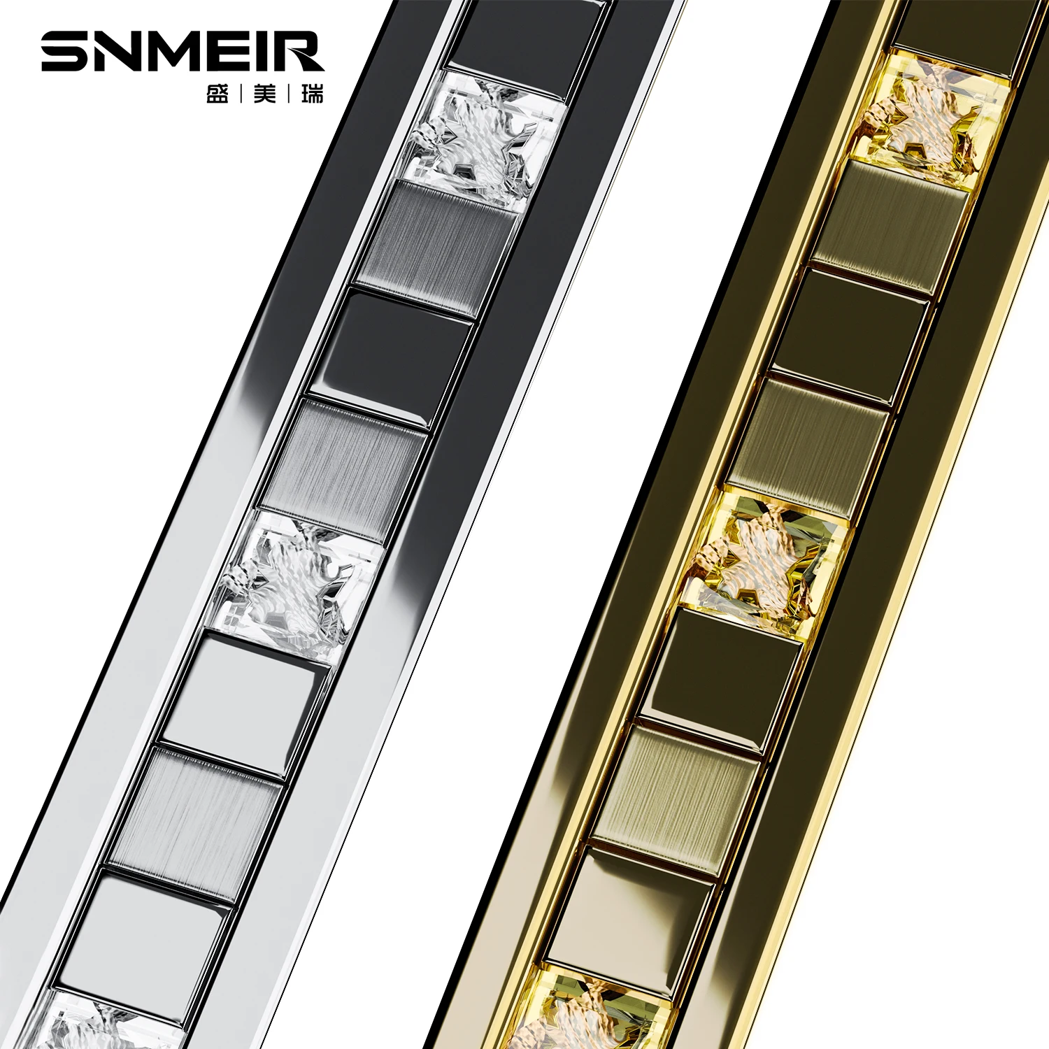Senmry Factory Mirror Finish Coil Flat Corner Rose Gold Silver Pieces Metal Stainless Steel Floor Tile Trim Strip