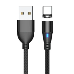 18W USB A to USB C Micro ipro magnetic Charging Cable 3in1 Fast Quick Charging Multi Nylon Braided Data Sync Cord Type A to C Ca