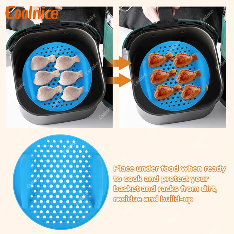 Кухонный коврик для выпечки принадлежности кухонной утвари антипригарный фритюрницы жарки масляные коврики