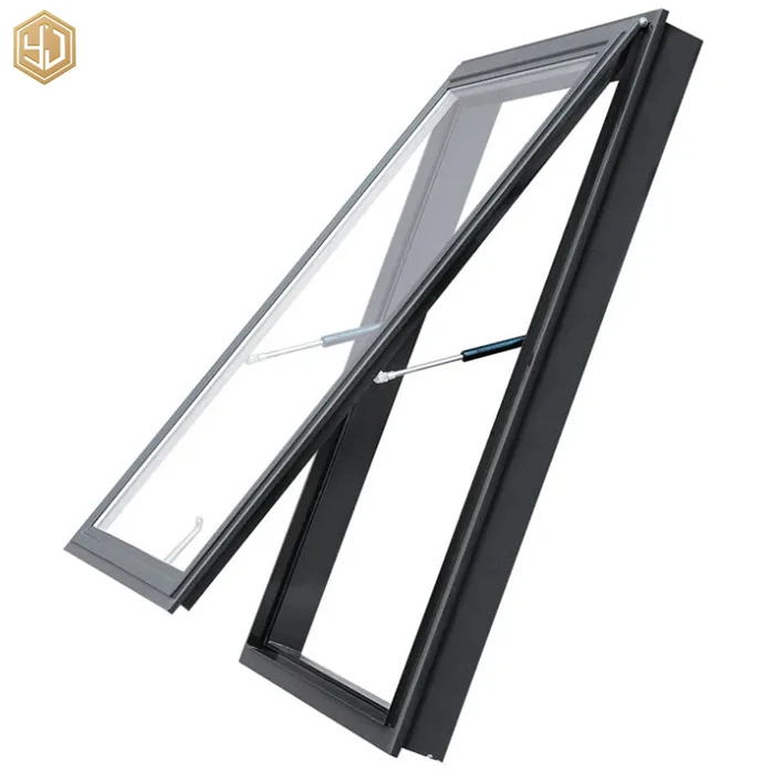 High Quality Aluminum Alloy  Electric Skylight  Window for House Tempered Glass Window