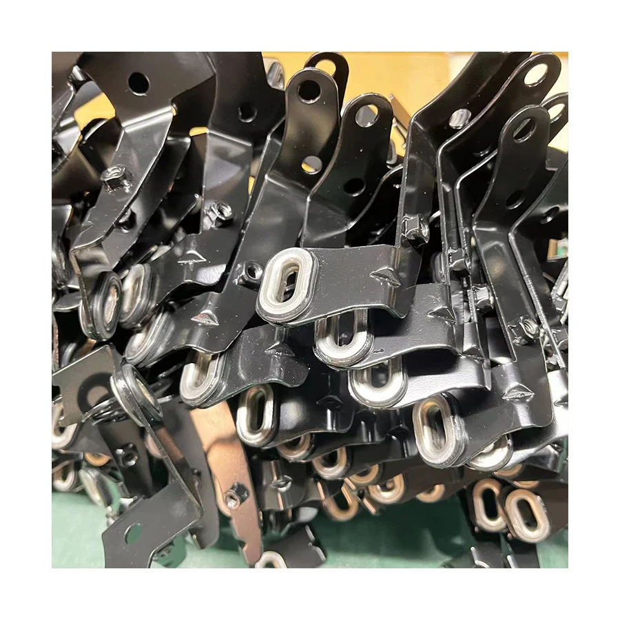 Black Powder Coated Electropolishing Stainless Steel 304 Q235 Deep Drawn Car Parts Accessories Custom Metal Stamping