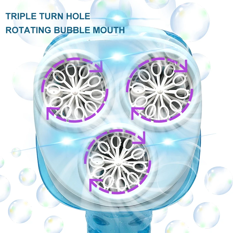 Pre-sale N+ Porous Space Bubble Gun Built-in Bubble Water Automatic Filling N+ Hole Circulating Bubbles