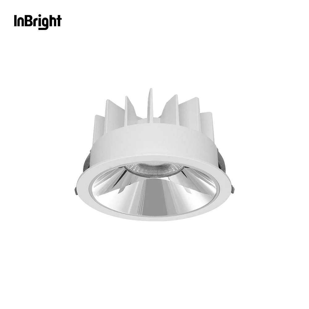 Round LED Downlight 10W 30W 50W Dimmable CCT Change LED Smart Recessed IP65 Downlight