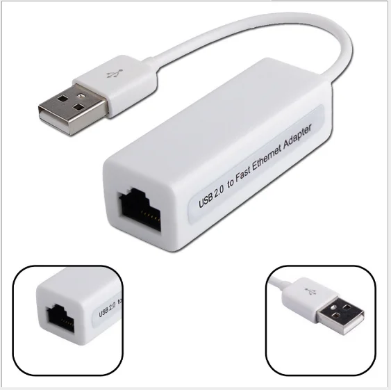 Desktop laptop PC computer usb 2.0 to rj45 Lan network Ethernet adapter
