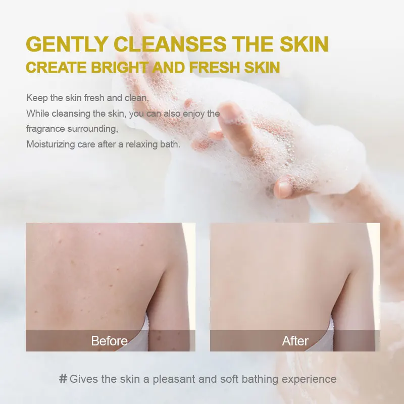 Deep Cleaning Lightening Body bath foam moisturizing skin Body Care Bath oil Firming Repair Dry Skin Nourishing shower gel