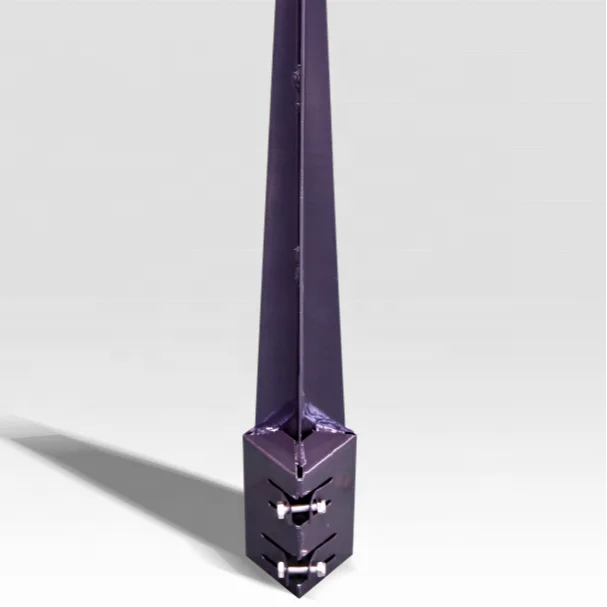 
Factory Supplier Customized Powder Coated Long Spike Post Anchor 