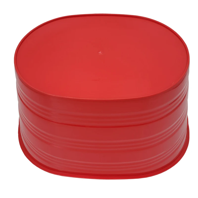 Wholesale Single & Double Handle Portable Plastic Ice Bucket Durable Walled Wine & Champagne Cooler Hot Sale Ice Barrel