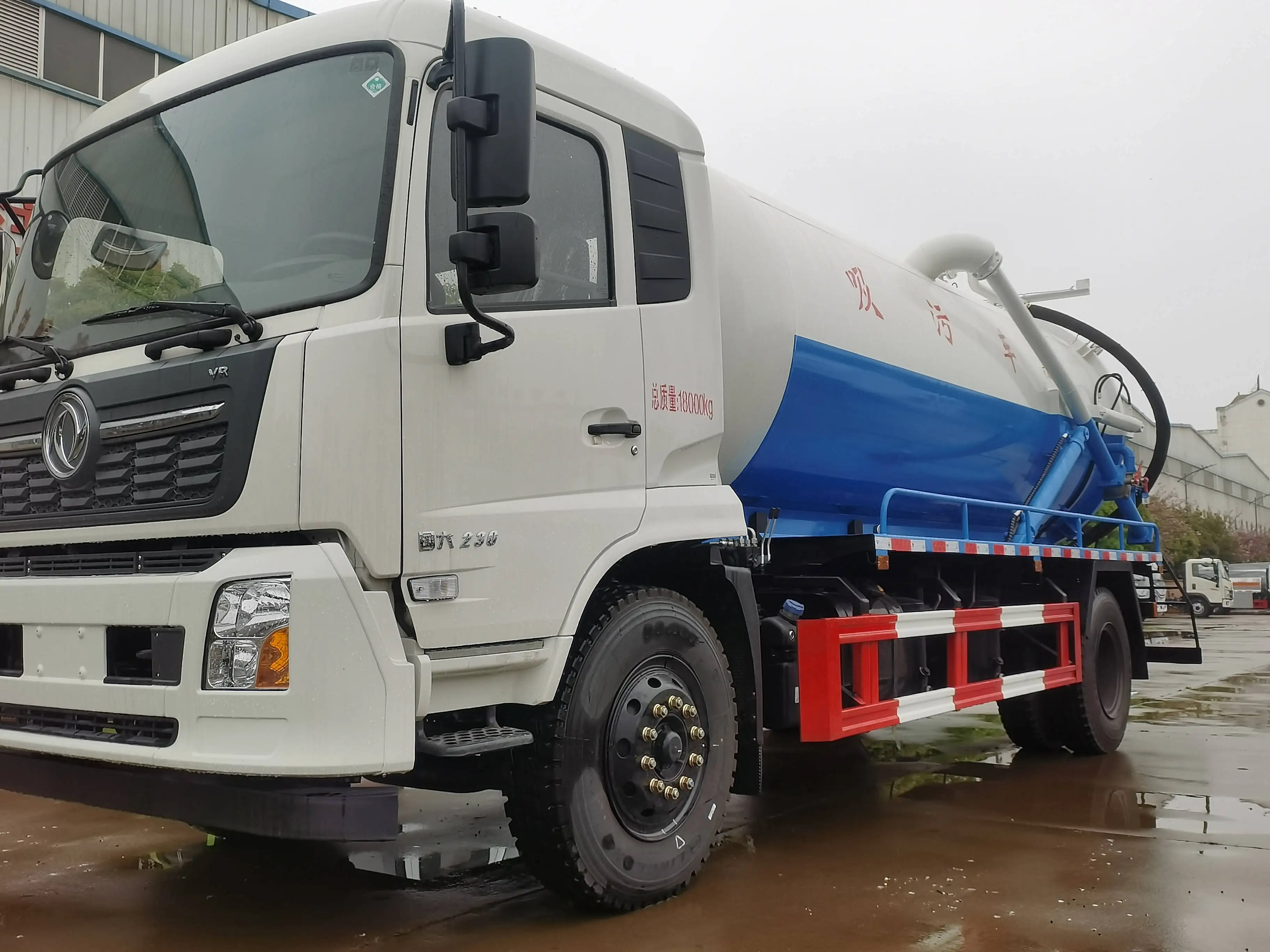 Вакуумный санитарный канализационный насос dongfeng 4x2 от 6 до 8 м3