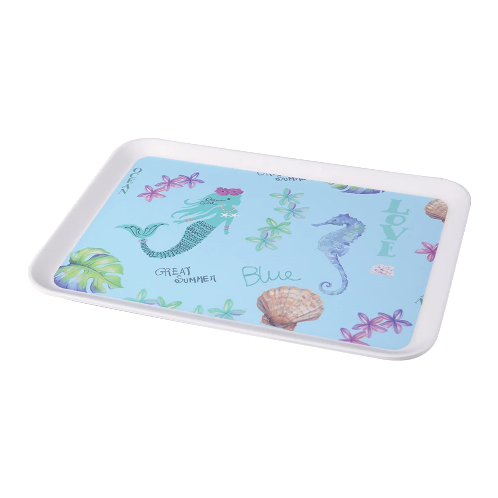 RPET tray set wholesale plant BPA free Melamine Free serving tray set for food