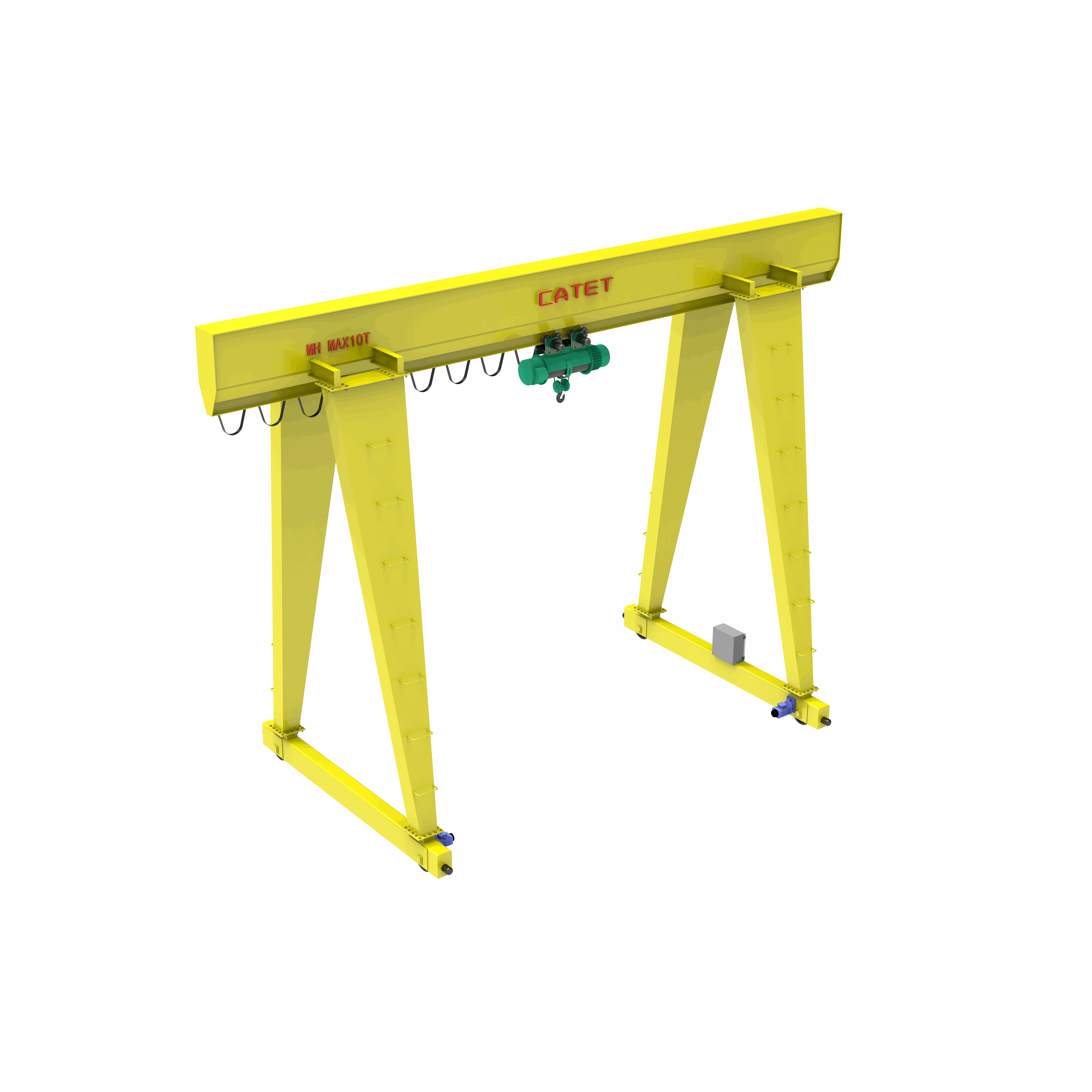 25 ton 32 ton 50 ton Large Span Export Standard Portal Crane Mobile Gantry Construction Crane to Lift Heavy Duty Material