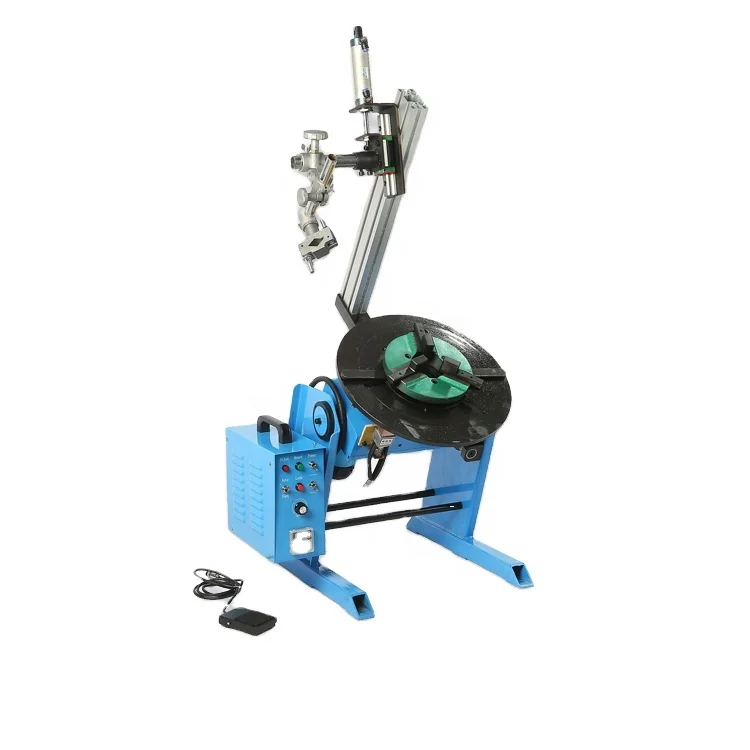 Portable Mini Light Duty Welding Positioner 50kg Rotary Table with Motor and Engine Used Condition