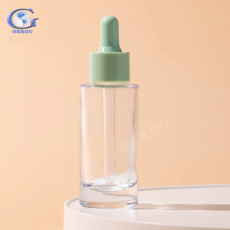 Hot sale stock hair perfume essential oil spray olive cuticle body oil beard oil roller glass dropper bottle plastic cap bottles